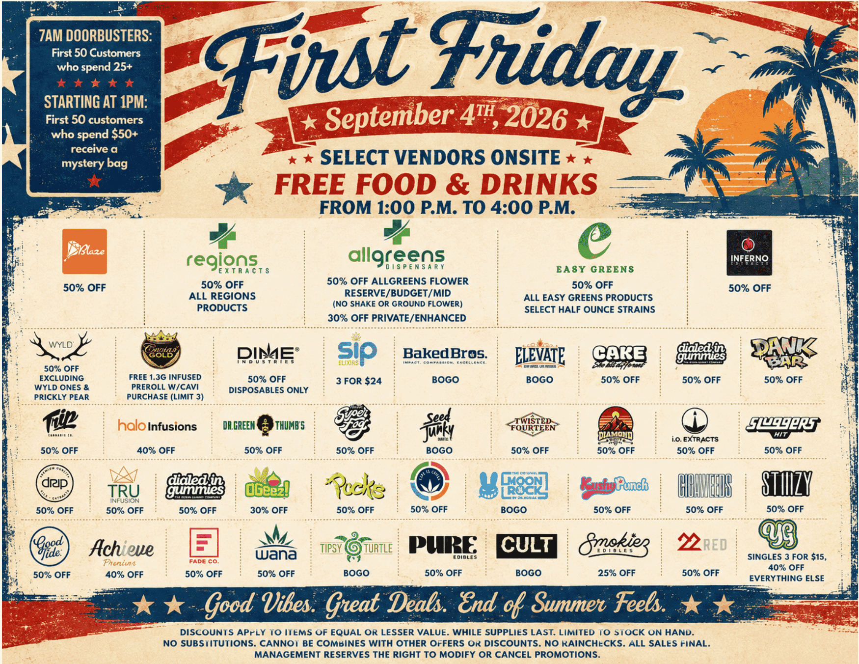 First Friday September 4th!
